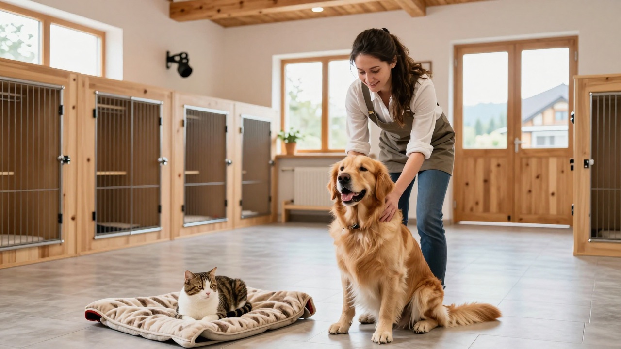 Hund und Katze werden liebevoll in einer Tierpension betreut